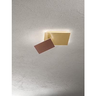 APPLIQUE IN METALLO COL. ORO/MARRONE MET